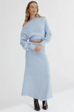 Women Significant Other - Lia Skirt (Blue Marle)