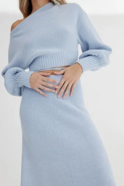 Women Significant Other - Lia Skirt (Blue Marle)