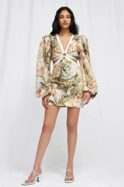 Significant Other - Madrid Dress (Painted Floral Print)