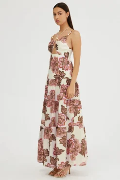 Significant Other - MAIZIE MAXI DRESS (Lemon Wallpaper)