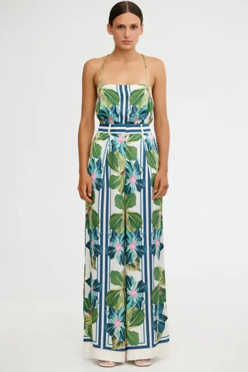 Women Significant Other - MARIAH PANT (HIBISCUS TILE)