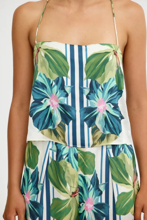 Women Significant Other - MARIAH TOP (HIBISCUS TILE)