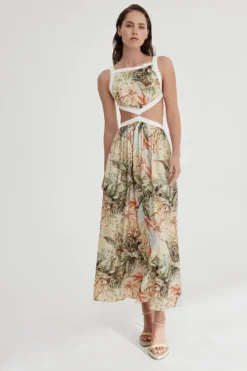 Significant Other - Marino Dress (Painted Floral Print)