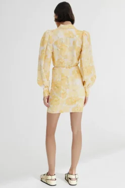 Significant Other - MATILDA MINI DRESS (Gold Poppy Floral)