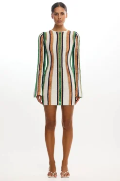 Significant Other - MAY LONG SLEEVE MINI DRESS (KALEIDOSCOPE)