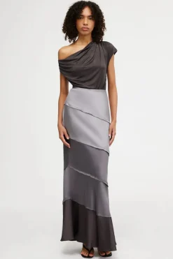 Significant Other - MURPHY MAXI SKIRT (GREYSCALE)