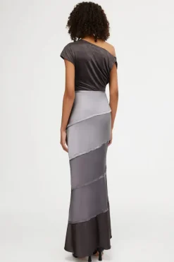 Significant Other - MURPHY MAXI SKIRT (GREYSCALE)