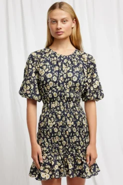 Significant Other - PHILIPPA MINI DRESS (MIDNIGHT DAISY)