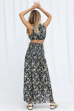Significant Other - PHILIPPA DRESS (Midnight Daisy)