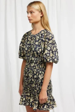 Significant Other - PHILIPPA MINI DRESS (MIDNIGHT DAISY)