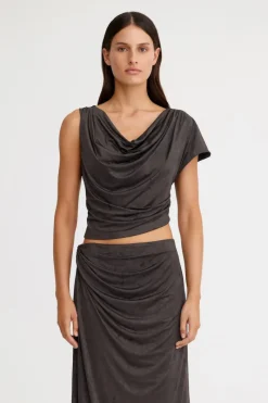 Significant Other - PRIYA TOP (CHARCOAL)