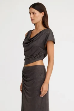 Significant Other - PRIYA TOP (CHARCOAL)