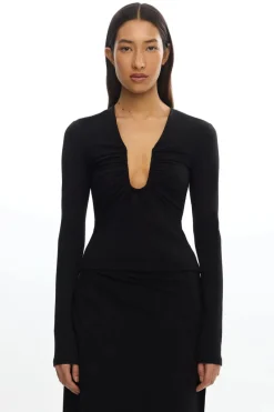Significant Other - SHELBY LONG SLEEVE TOP (BLACK)