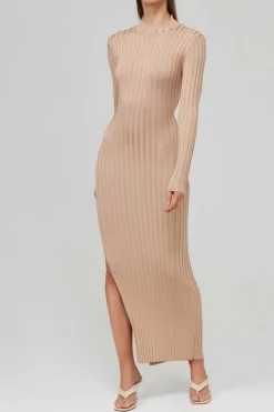 Significant Other - Sylvia Knit Dress (Champagne) Final Sale