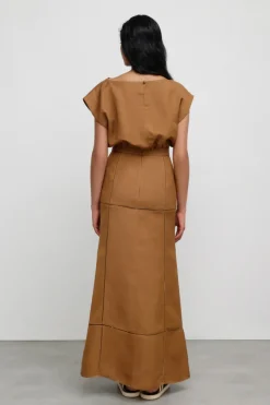 Women Significant Other - Theodora Skirt (Chocolate) Final Sale
