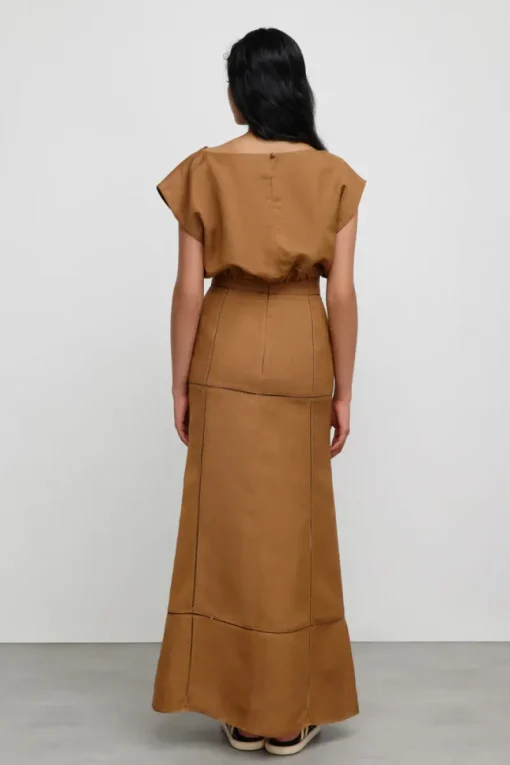 Women Significant Other - Theodora Skirt (Chocolate) Final Sale