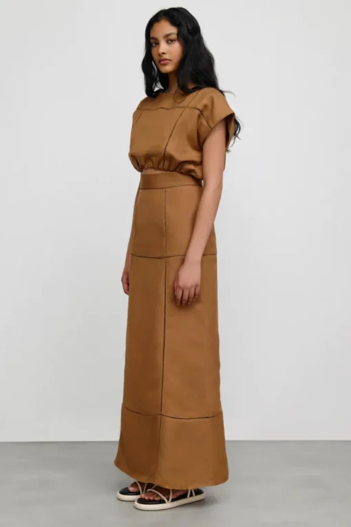 Women Significant Other - Theodora Skirt (Chocolate) Final Sale