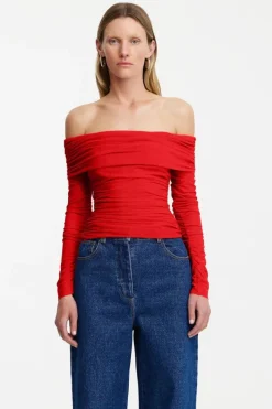 Significant Other - TILLIE LONG SLEEVE TOP (CHILLI)