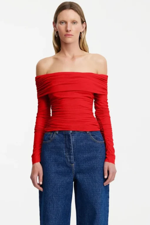 Significant Other - TILLIE LONG SLEEVE TOP (CHILLI)