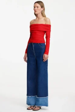 Significant Other - TILLIE LONG SLEEVE TOP (CHILLI)