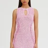 Women Significant Other - UNA MINI DRESS (FUCHSIA)