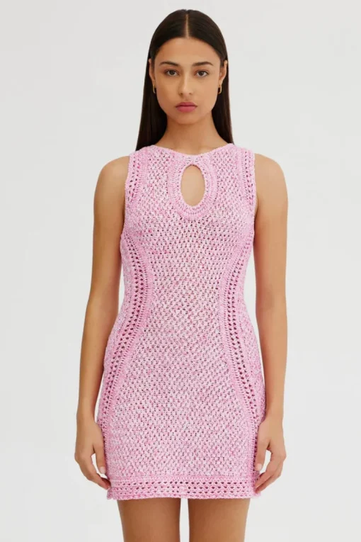 Women Significant Other - UNA MINI DRESS (FUCHSIA)