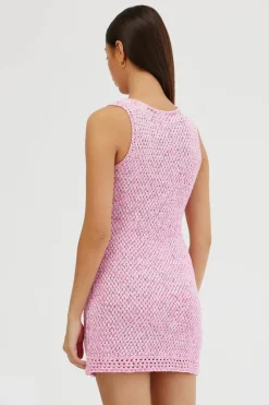 Women Significant Other - UNA MINI DRESS (FUCHSIA)