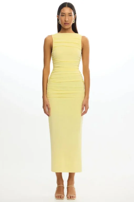 Significant Other - WHITNEY MIDI DRESS (BUTTER)