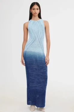 Significant Other ORLY DRESS (INDIGO FADE)