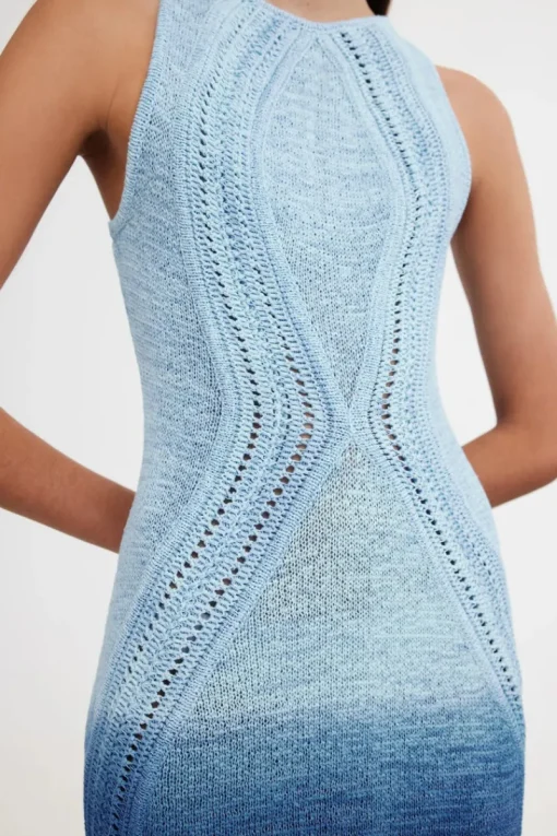 Significant Other ORLY DRESS (INDIGO FADE)