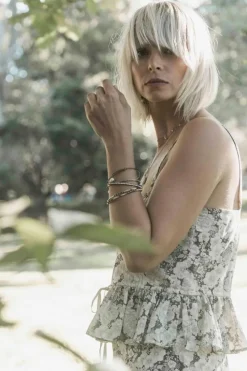 SOLEILUNA - Frill Tie Cami (Vintage Bloom)