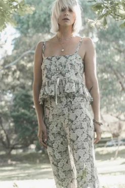 SOLEILUNA - Frill Tie Cami (Vintage Bloom)
