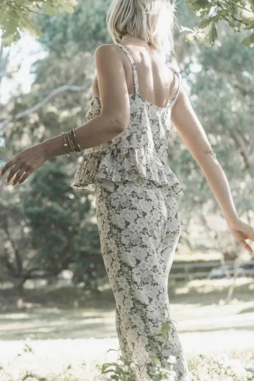 SOLEILUNA - Frill Tie Cami (Vintage Bloom)