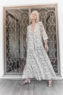 SOLEILUNA - Wrap Duster (Vintage Blooms)