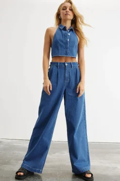 Sovere Studio SOVERE / STUDIO - ADVANCE DENIM PANT (MID BLUE)