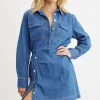 Sovere Studio SOVERE / STUDIO - ADVANCE DENIM MINI DRESS (MID BLUE)