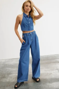 Sovere Studio SOVERE / STUDIO - ADVANCE DENIM PANT (MID BLUE)