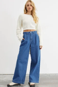Sovere Studio SOVERE / STUDIO - ADVANCE DENIM PANT (MID BLUE)