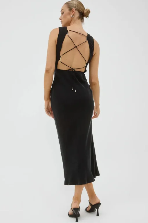 Sovere Studio SOVERE / STUDIO - Arcade Slip Dress (Black)