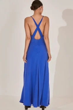 Sovere Studio SOVERE / STUDIO - ARLO MIDI DRESS (ROYAL BLUE)