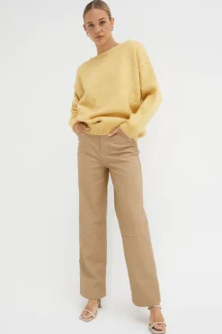 Sovere Studio SOVERE / STUDIO - Ascend PU Pant (Praline)