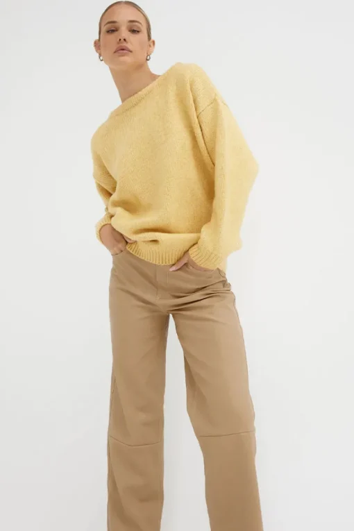 Sovere Studio SOVERE / STUDIO - Ascend PU Pant (Praline)