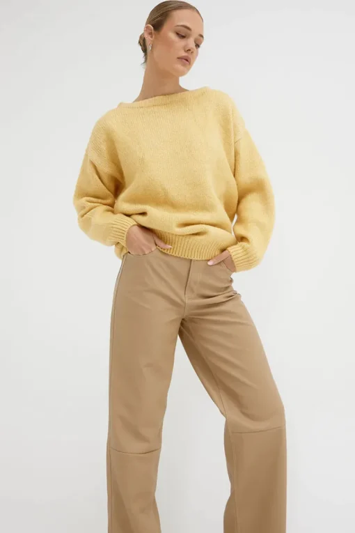 Sovere Studio SOVERE / STUDIO - Ascend PU Pant (Praline)