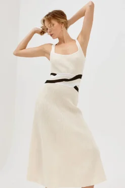 Sovere Studio SOVERE / STUDIO - DRIFT KNIT MIDI DRESS (NEUTRAL)
