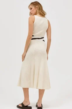 Sovere Studio SOVERE / STUDIO - DRIFT KNIT MIDI DRESS (NEUTRAL)