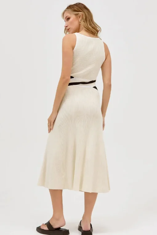 Sovere Studio SOVERE / STUDIO - DRIFT KNIT MIDI DRESS (NEUTRAL)