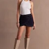 Sovere Studio SOVERE / STUDIO - DUSK DENIM SKORT (INK)
