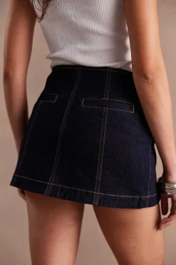 Sovere Studio SOVERE / STUDIO - DUSK DENIM SKORT (INK)