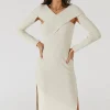 Sovere Studio SOVERE / STUDIO - Emote Midi Dress (Almond) FINAL SALE