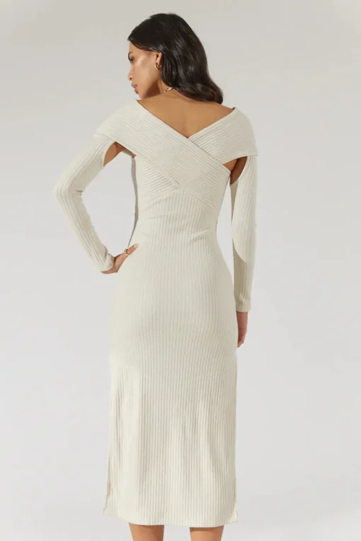 Sovere Studio SOVERE / STUDIO - Emote Midi Dress (Almond) FINAL SALE